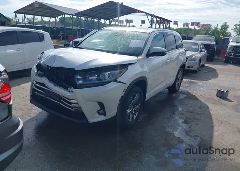 2019 Toyota Highlander Limited Platinum from USA, damaged, VIN 5TDDZRFH8KS968209